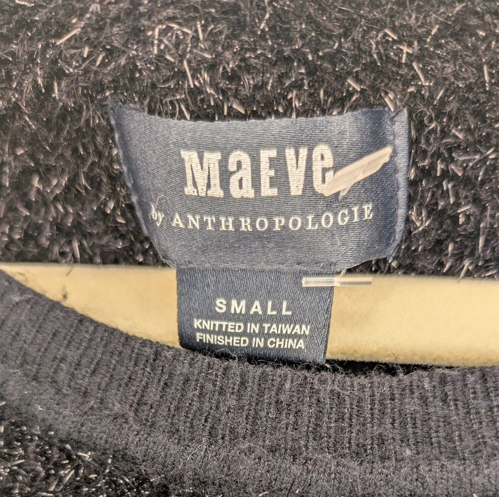 Maeve Anthropologie Pamela Tinsel Shimmer Sweater - Picture 12 of 14